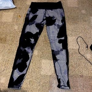 Adidas patterned workout leggings
